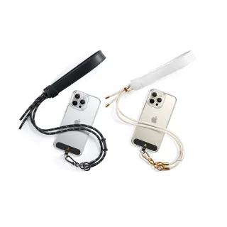 【TORRAS 圖拉斯】LoopGo 5.5mm 皮革背帶可調式手機掛繩(舒適方便 繩隊友)