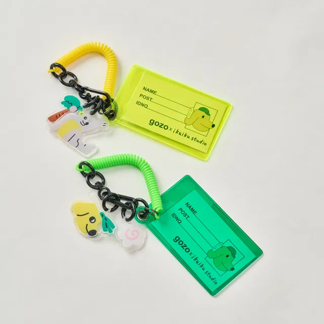 【gozo】gozoX小高潮 宜蘭蔥味溫泉票卡夾(綠色)