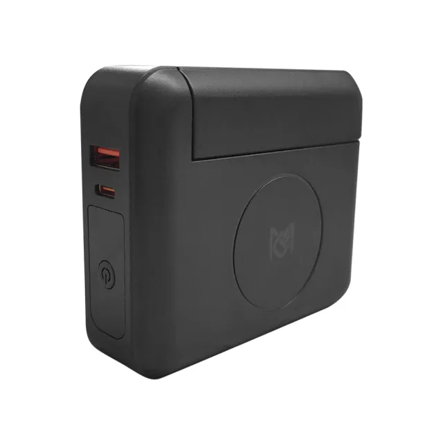 【MCK科技】10000mAh 22.5W快充三合一行動電源(自帶線行動電源 無線充電)