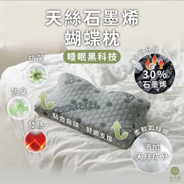Jindachi 金大器 涼感3D曲線冰絲護頸減壓枕 釋壓承