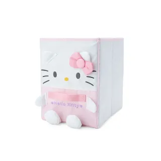 【SANRIO 三麗鷗】角色造型可折疊收納箱 S Hello Kitty 凱蒂貓