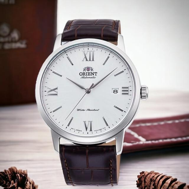 【ORIENT 東方錶】DateⅡ 系列 羅馬時尚機械腕錶-41.6mm (RA-AC0F12S) 七夕 送禮自用