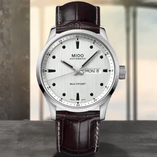 【MIDO 美度】MULTIFORT 先鋒系列 髮絲紋 機械腕錶 禮物推薦 畢業禮物(M0384301603100)