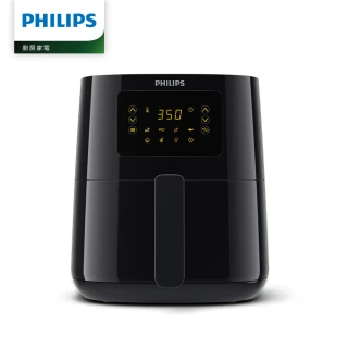 【Philips 飛利浦】熱穿透氣旋數位小黑健康氣炸鍋4.1L(HD9252/91)