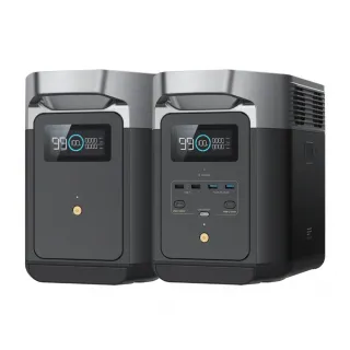 【ECOFLOW】Delta 2 儲電設備+Delta 2 額外電池組合(公司貨 商檢證號 R3E975)