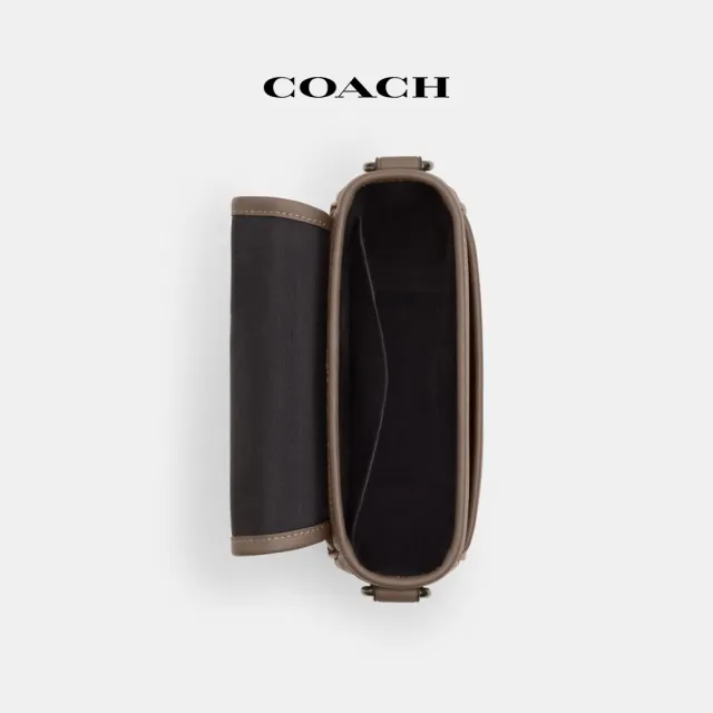 【COACH蔻馳官方直營】LUCAS斜背手袋-QB/深棕色(CO914)