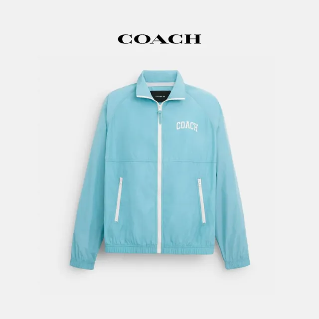 【COACH蔻馳官方直營】戶外夾克-褪變藍色(CR483)