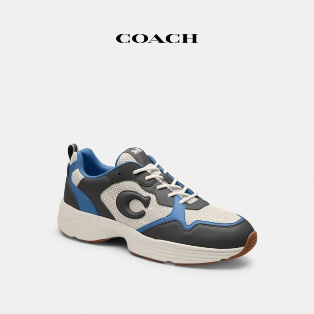 COACHCOACH蔻馳官方直營 STRIDER運動鞋-天藍色皮革(CU288)