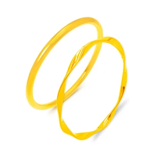 【金喜飛來】買一送一黃金手環多選莫比烏斯、霧面古法(1.20錢+-0.05)