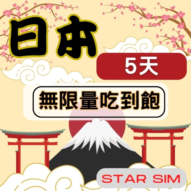 星光卡 STAR SIM 日本上網卡15天 每天1GB 高速