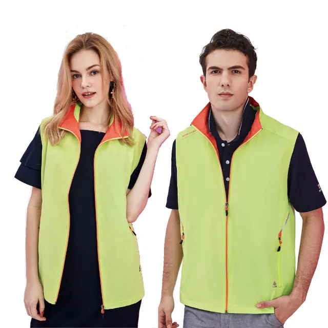 【SPAR】單面網裡中性版薄背心(S218603嫩綠色)