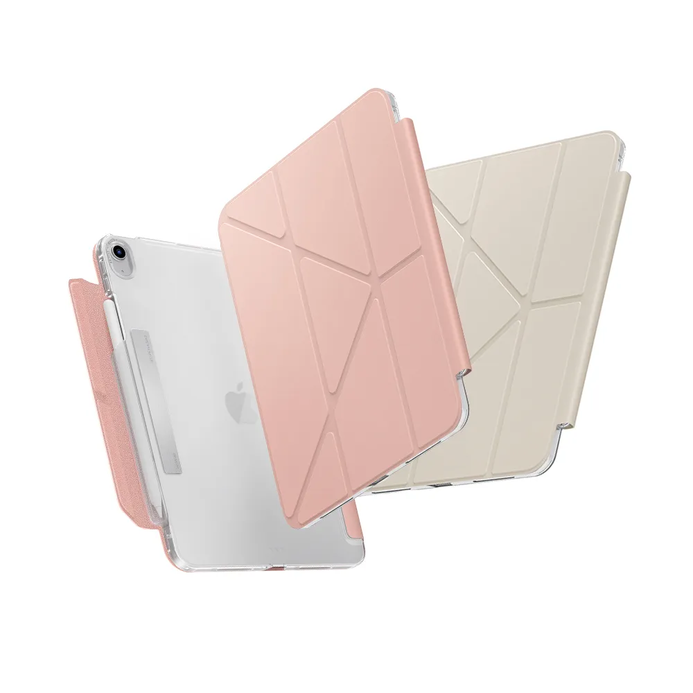 【UNIQ】iPad Air 13吋 2024 M2 Camden Click 磁吸設計帶筆槽多功能極簡透明保護套