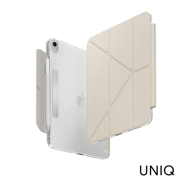 【UNIQ】iPad Air 13吋 2024 M2 Camden Click 磁吸設計帶筆槽多功能極簡透明保護套