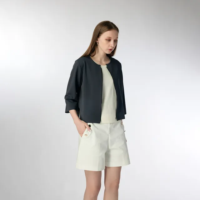 【giordano ladies】24SS_下擺弧形設計外套(02374009)