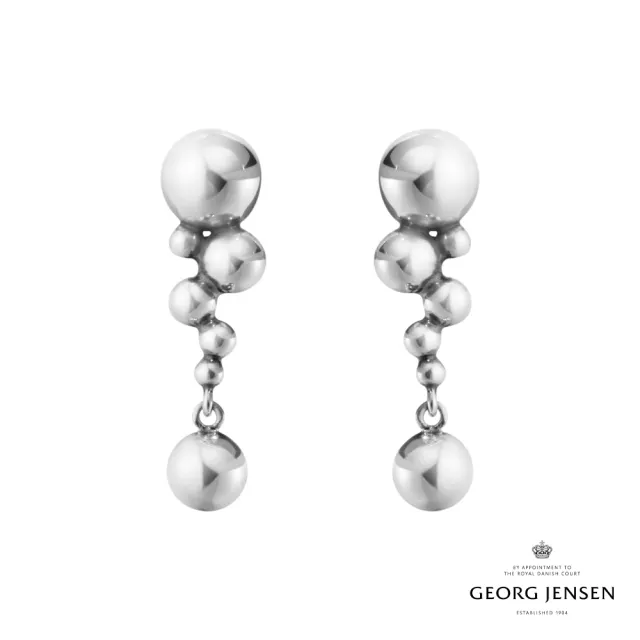 【Georg Jensen 官方旗艦店】MOONLIGHT GRAPES 耳環 小(純銀 耳環)