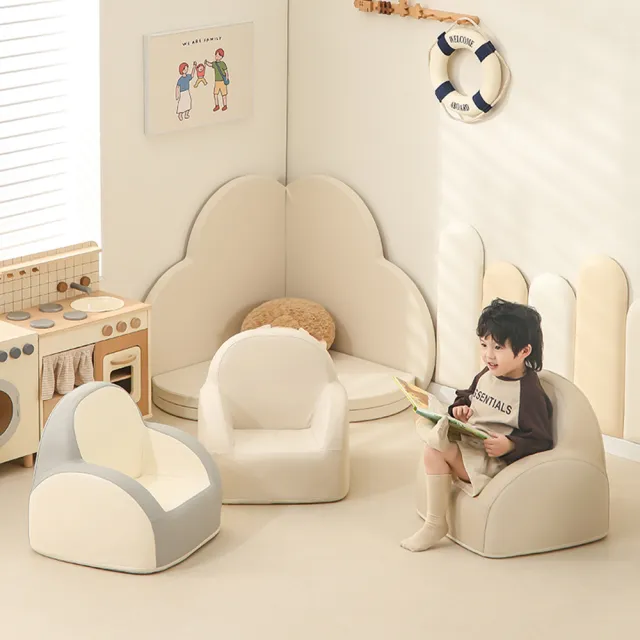 【MH 家居】韓系皮革兒童沙發椅(小沙發/兒童座椅/動物造型椅/成長椅/學習椅)