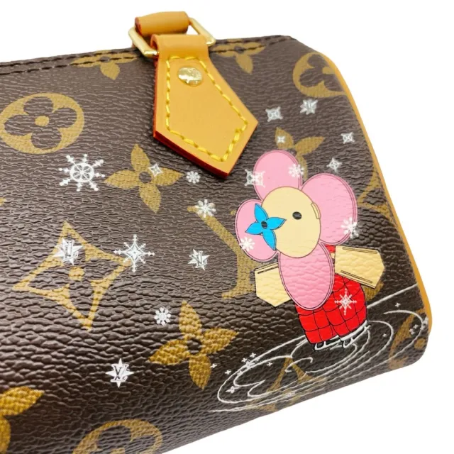 【Louis Vuitton 路易威登】聖誕限定Nano Speedy 經典花紋迷你手提包波士頓包兩用包(M82624)