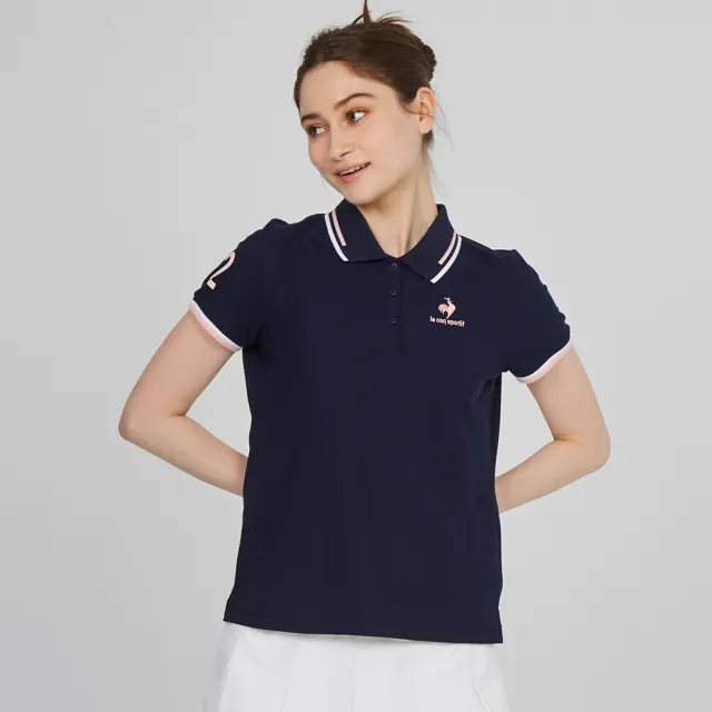 【LE COQ SPORTIF 公雞】雙11 休閒潮流短袖POLO衫 男女款-4色-LWT21942_LWT22942