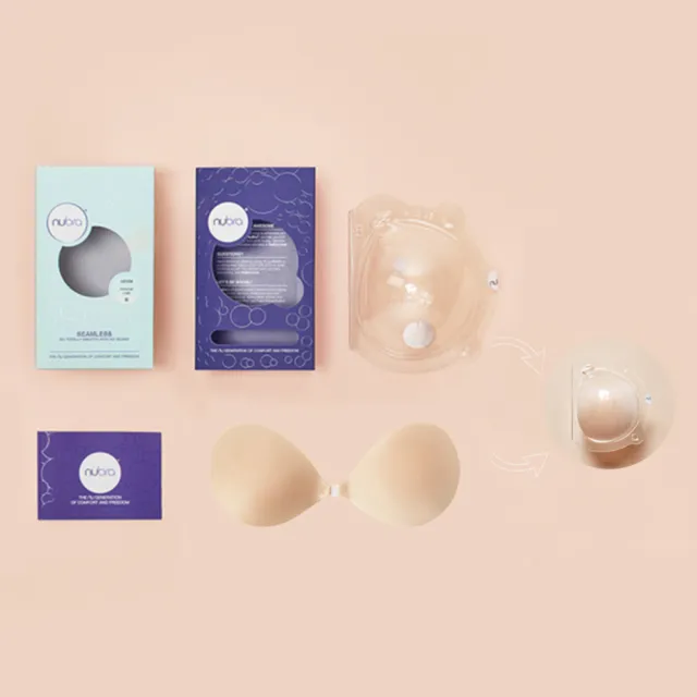 【NuBra 絕世好波】Seamless無痕淺膚輕便組