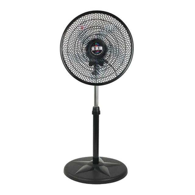 【金展輝】14吋超廣角擺頭循環涼風扇(AB-1412超值二入組)