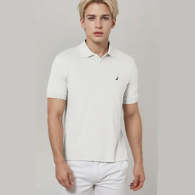 【NAUTICA】男女款 帆船 胸前小LOGO POLO衫(平輸品)