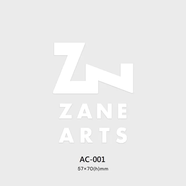 【ZANE ARTS】STICKER 貼紙 日本製 白色模切貼紙 AC-001 / 黑色模切貼紙 AC-002(車貼 馬布谷戶外)