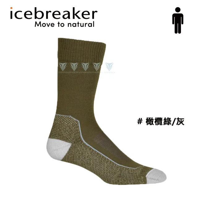 【Icebreaker】男 中筒薄毛圈健行襪- IB105103(美國製造/羊毛襪/健行襪/美麗諾)