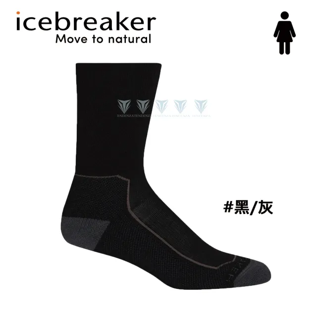 【Icebreaker】女 中筒中毛圈健行襪 IB105097(美國製造/羊毛襪/健行襪/美麗諾)