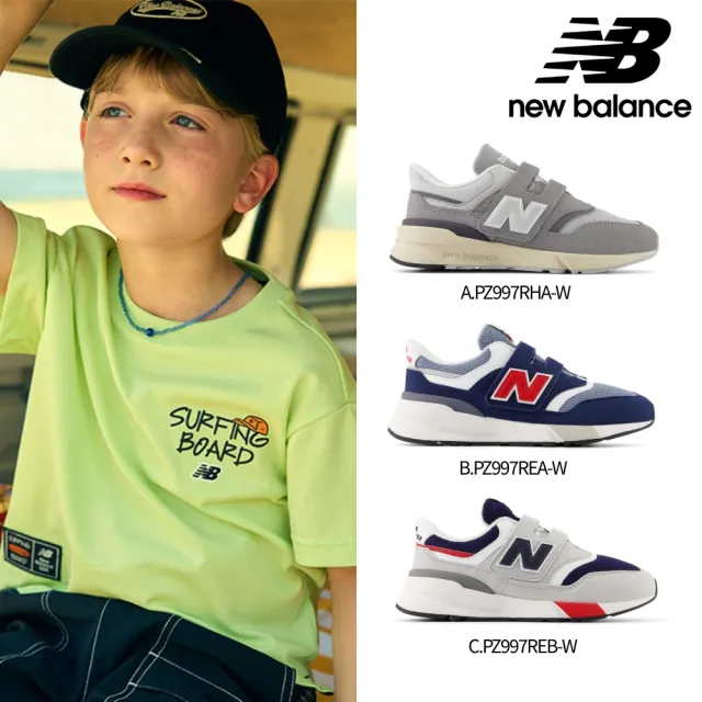 【NEW BALANCE】NB 童鞋_男童/女童_灰色_PZ997RHA-W_PZ997REA-W(997系列)