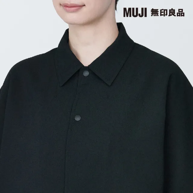 【MUJI 無印良品】聚酯纖維透氣抗污短袖襯衫(共3色)