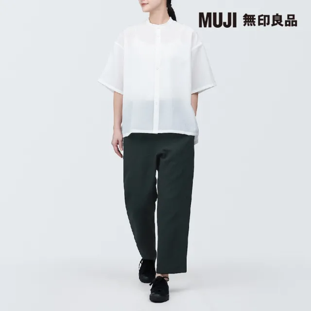 【MUJI 無印良品】聚酯纖維透氣抗污直筒褲(共3色)