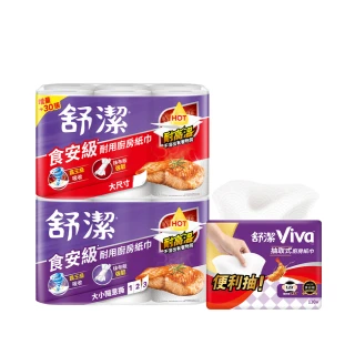 【Kleenex 舒潔】耐高溫 食安級廚房紙巾\抽取式廚房紙巾(舒潔廚房專用紙巾)