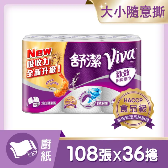 【Kleenex 舒潔】耐高溫 食安級廚房紙巾/抽取式廚房紙巾(舒潔廚房專用紙巾)