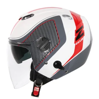 【ZEUS】202FB T43 3/4罩(安全帽│內襯│鏡片│半罩│全可拆│開放式安全帽│內藏墨鏡)