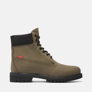 【Timberland】男款棕色皮革6吋防水靴(A654W327)