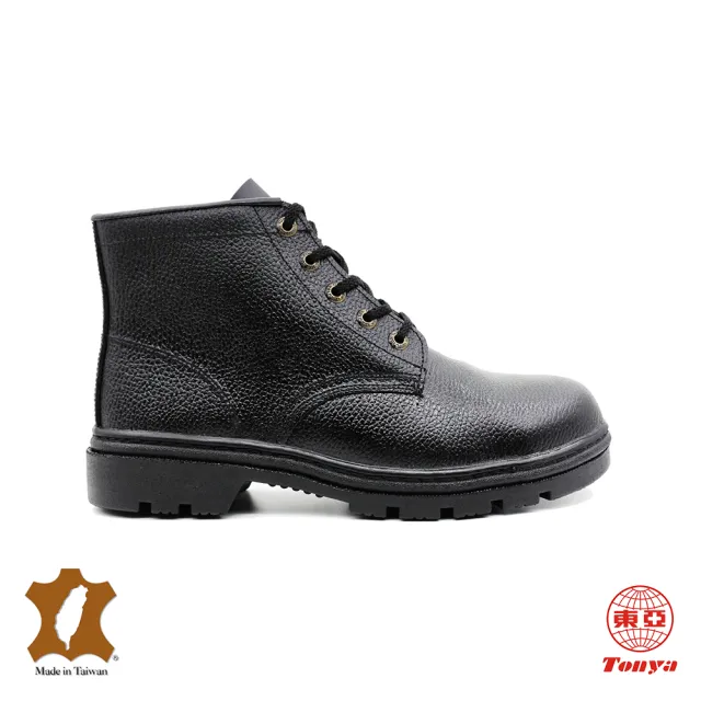 【Toping】Toping 專業安全鞋｜皮革製中筒安全鞋/P523黑/尺寸7-11/耐磨大底/超止滑