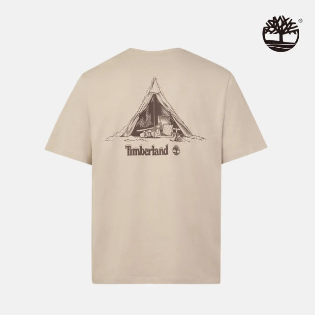 TimberlandTimberland 中性淺灰色背後圖案短袖T恤(A2P95071)