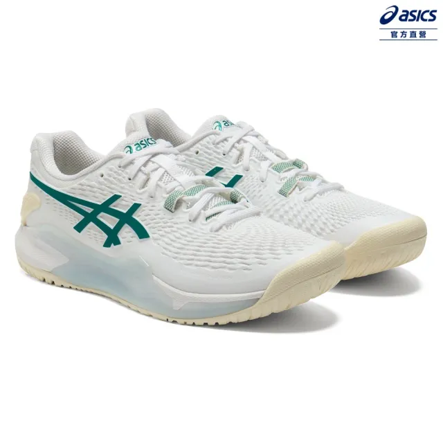 【asics 亞瑟士】GEL-RESOLUTION 9 男款 溫網 網球鞋(1041A435-101)