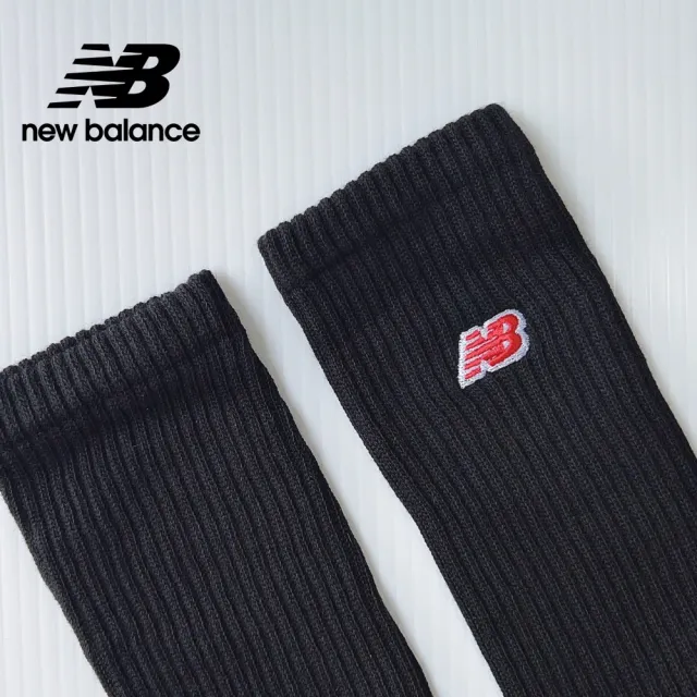 【NEW BALANCE】NB 刺繡LOGO舒適棉襪_LAS33761BK_中性_黑色