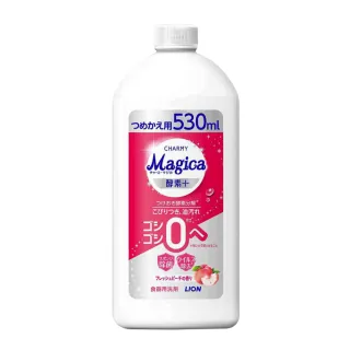 【LION 獅王】Charmy Magica 酵素+系列洗碗精_水蜜桃香 530ml
