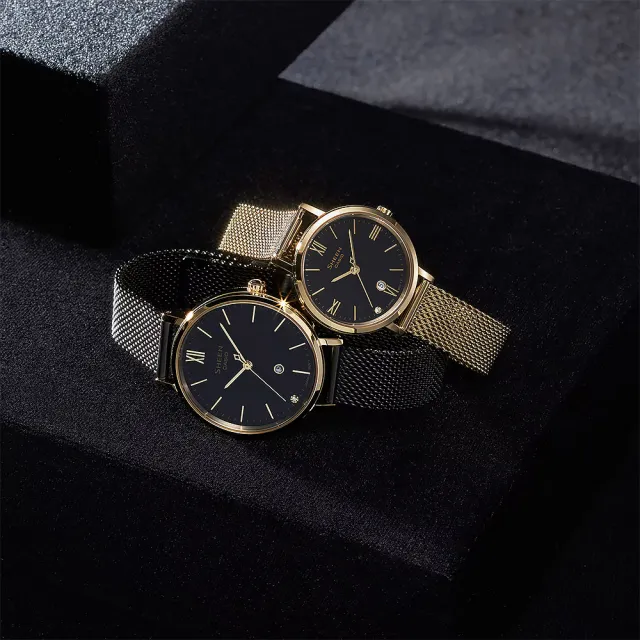 【CASIO 卡西歐】SHEEN 優雅米蘭帶石英女錶 送禮 禮物 推薦(SHE-4540GM-1A)