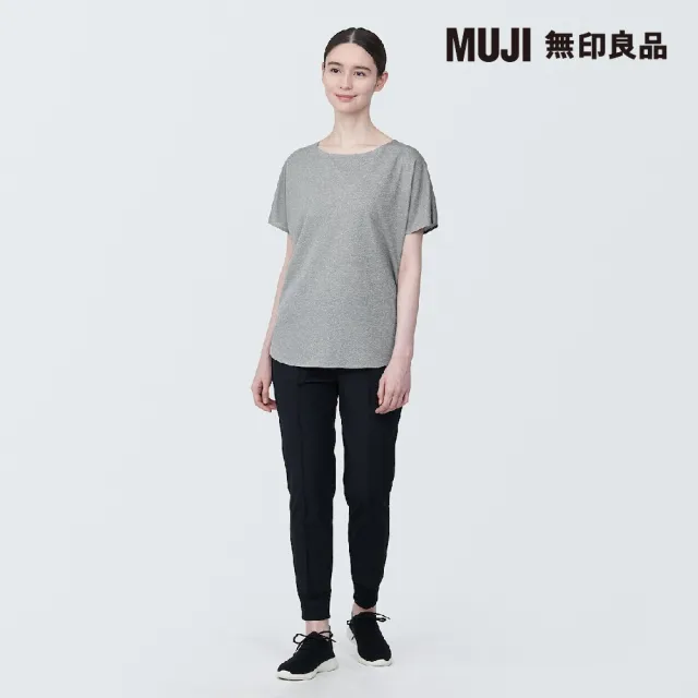 【MUJI 無印良品】女聚酯纖維涼感船領短袖T恤(共6色)