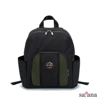 【satana】Explore 探索生活後背包/輕量後背包(軍綠色拼接)