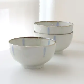 【Just Home】日本製樸質純白6吋陶瓷拉麵碗3件組(碗 麵碗 湯碗 拉麵碗)