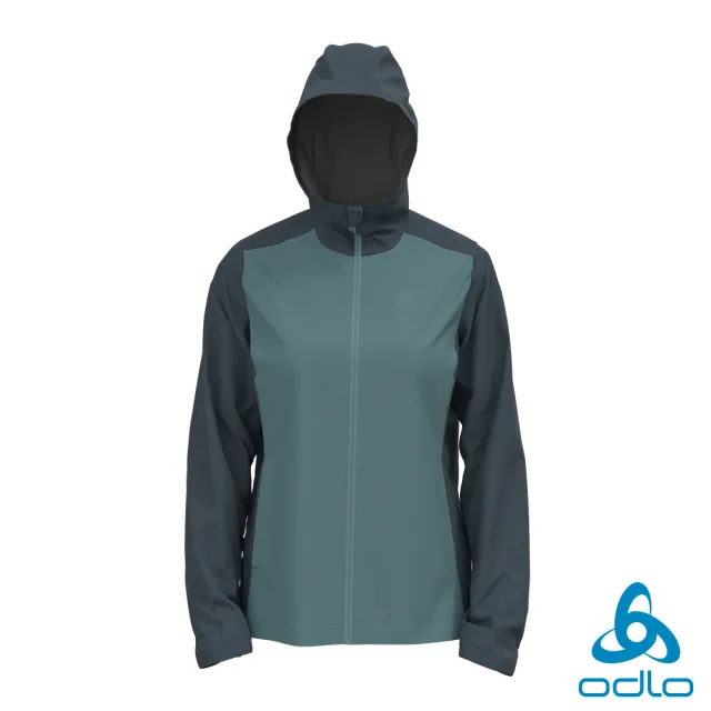【ODLO】女 AEGIS 2.5L 防水 外套 暗瓦灰/極地綠 藍鷺/銀雲(滑雪外套 外層衣 登山外套 連帽外套)