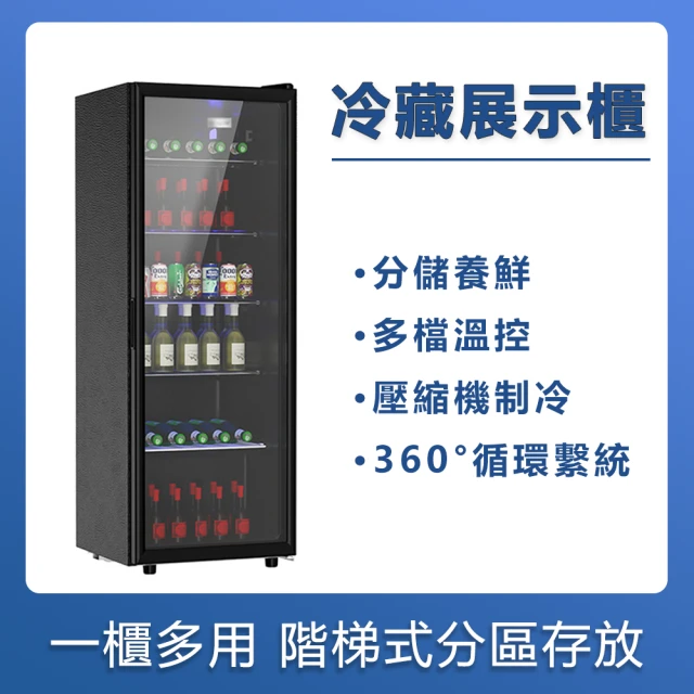 YouPin 家用冷藏保鮮櫃恆溫展示櫃黑色BC-138(冷藏櫃/保鮮櫃/紅酒櫃/冰箱/冷凍櫃)