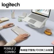 【Logitech 羅技】 Pebble 2 Combo 無線藍牙鍵盤滑鼠組+柴犬護腕墊