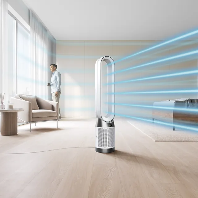 【dyson 戴森】HP07 三合一涼暖空氣清淨機(黑鋼色)+ TP10 二合一涼風空氣清淨機 循環風扇(超值組)