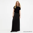 【ALLSAINTS】HAYES 兩件式人造絲細肩洋裝-黑 W302DA(修身版型)