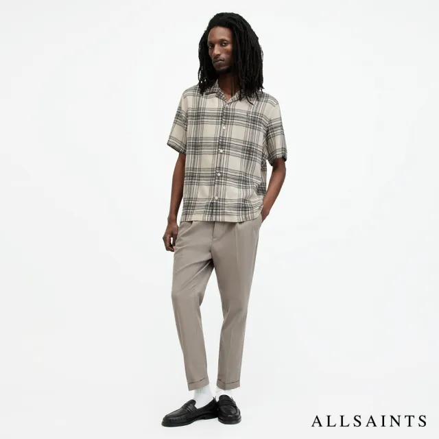 【ALLSAINTS】PADRES 格紋公羊頭骨夏威夷花襯衫 MS520Z(舒適版型)